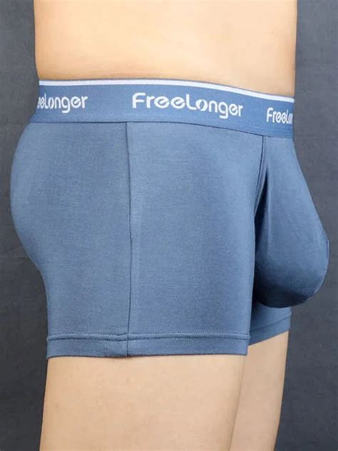 mens underwear with large pouch|FreeLonger Underwear Mens Comfy Separate Big Pouch Boxer。